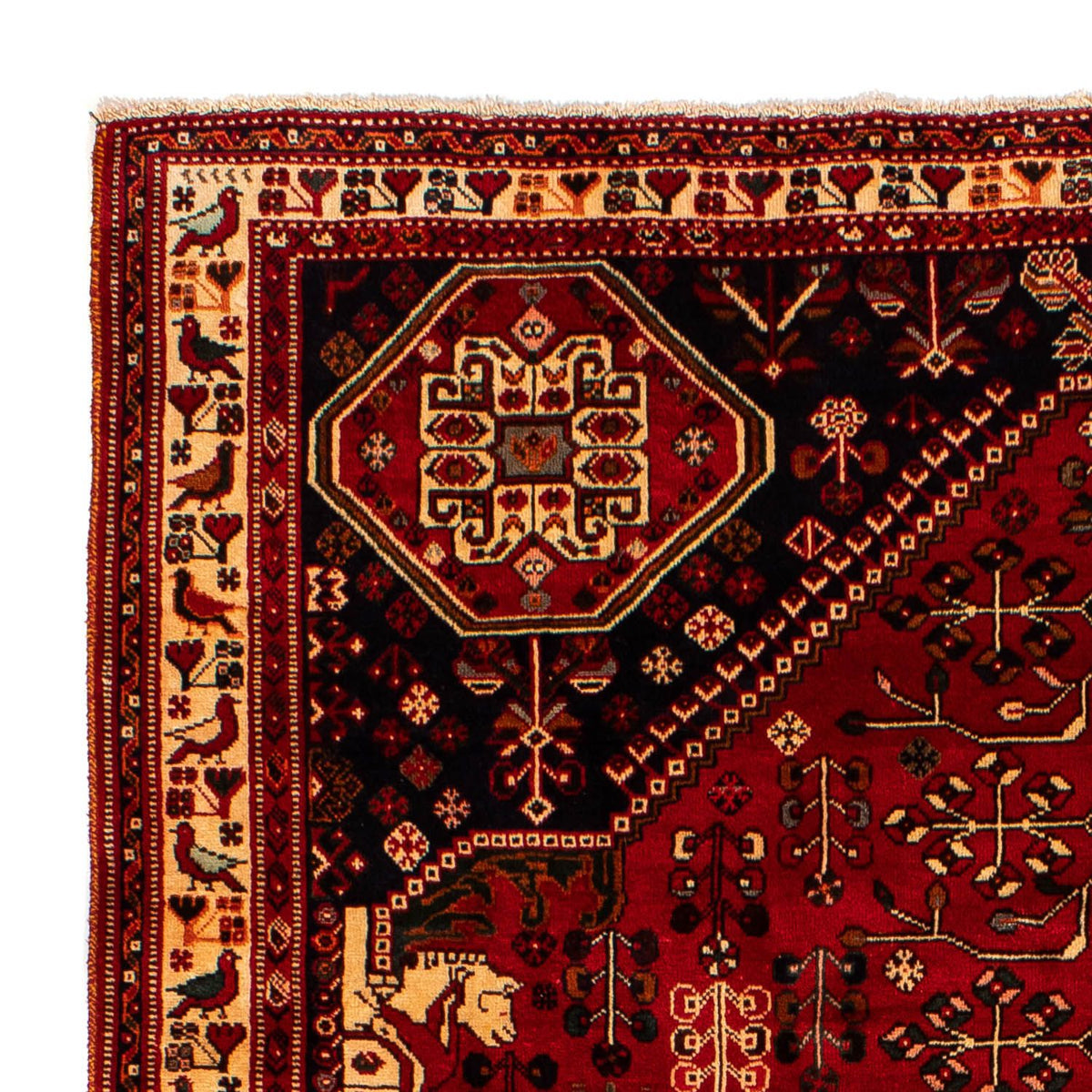 Perser Rug - Nomadic - 291 x 210 cm - dark red