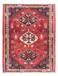 Perser Rug - Nomadic - 153 x 120 cm - dark red