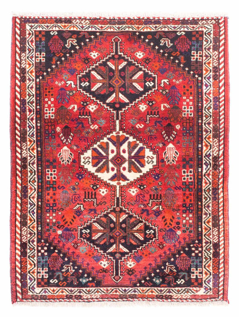 Perser Rug - Nomadic - 153 x 120 cm - dark red