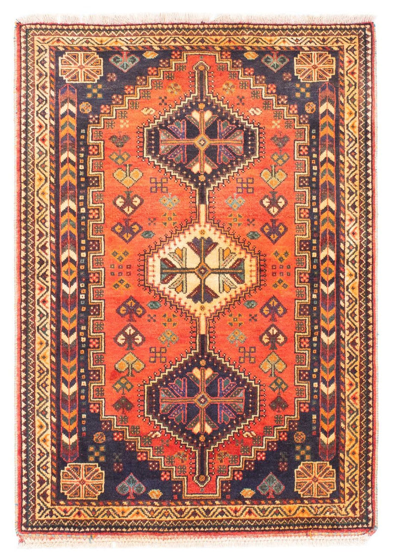 Perser Rug - Nomadic - 164 x 122 cm - red