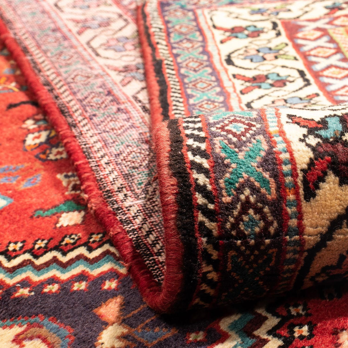 Perser Rug - Nomadic - 295 x 210 cm - dark red