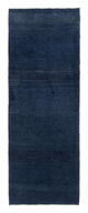 Gabbeh Teppich - Perser 228 x 80 cm - dunkelblau