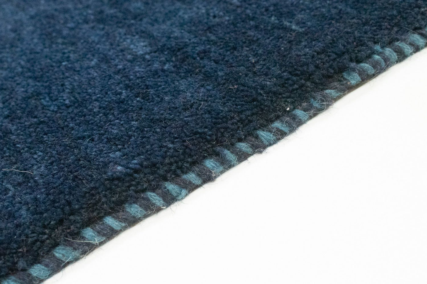 Gabbeh Teppich - Perser 228 x 80 cm - dunkelblau