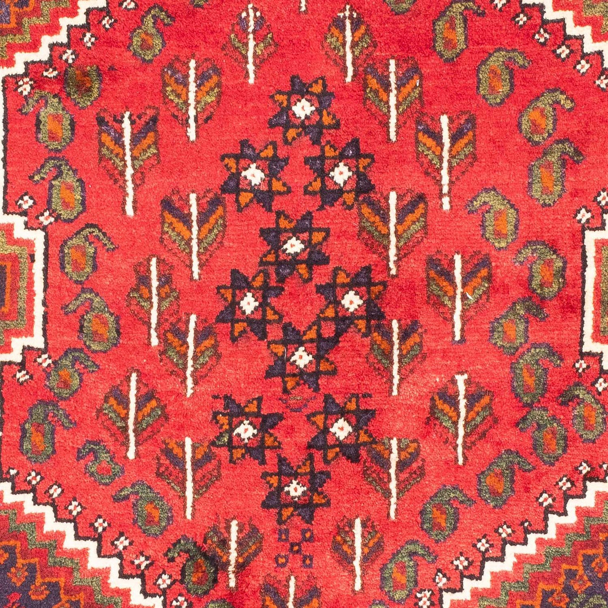 Perser Rug - Nomadic - 139 x 111 cm - dark red