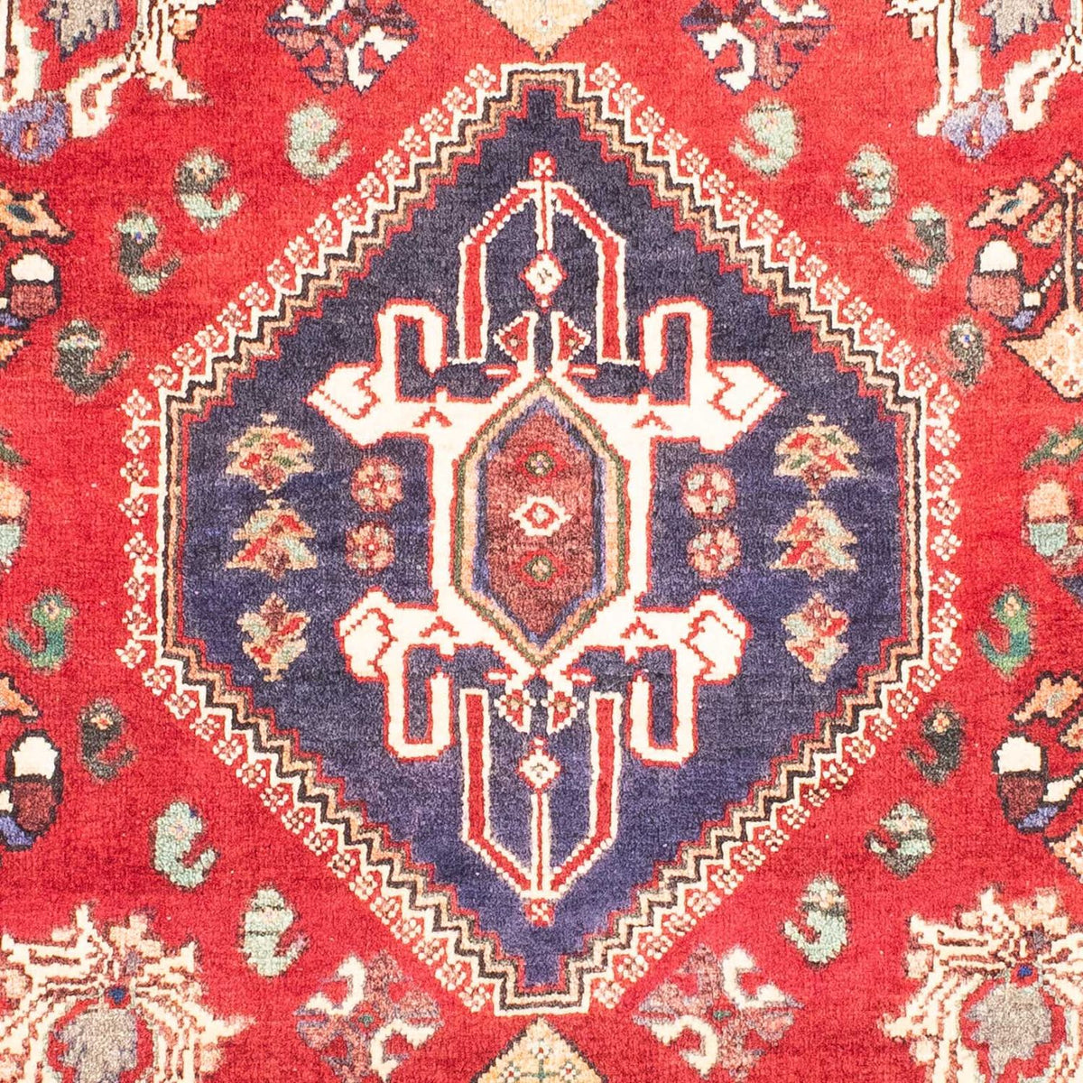 Perser Rug - Nomadic - 160 x 116 cm - dark red