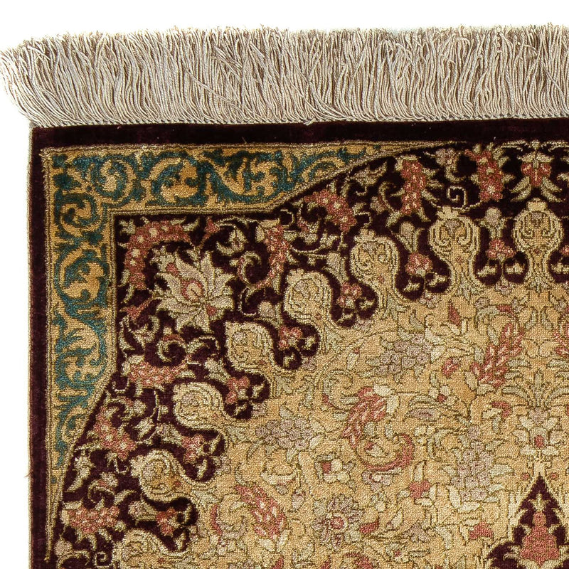 Perser Rug - Ghom - 90 x 59 cm - brown