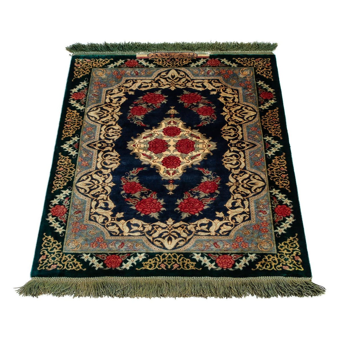 Perser Rug - Ghom - 77 x 58 cm - dark blue