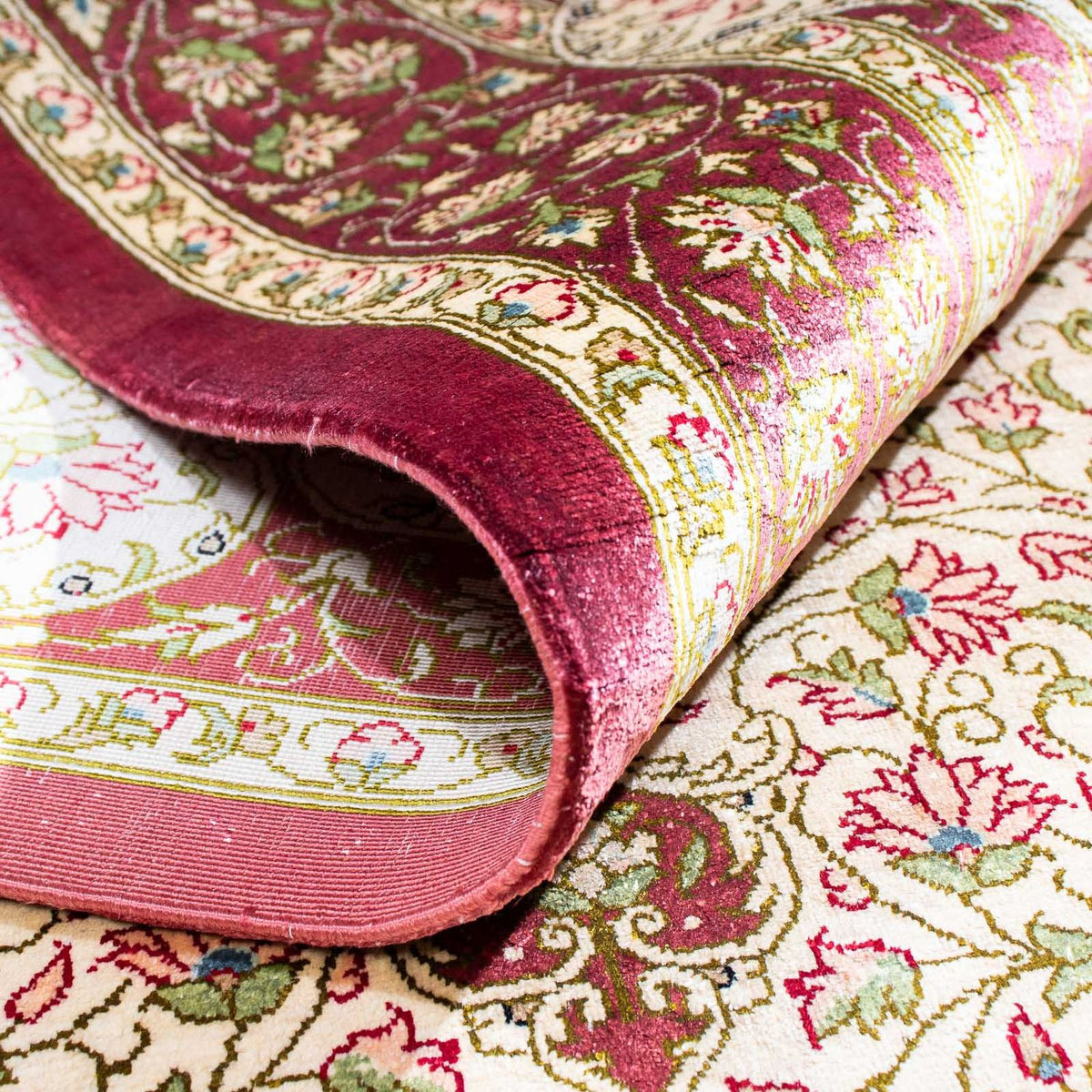 Perser Rug - Ghom - 125 x 80 cm - beige