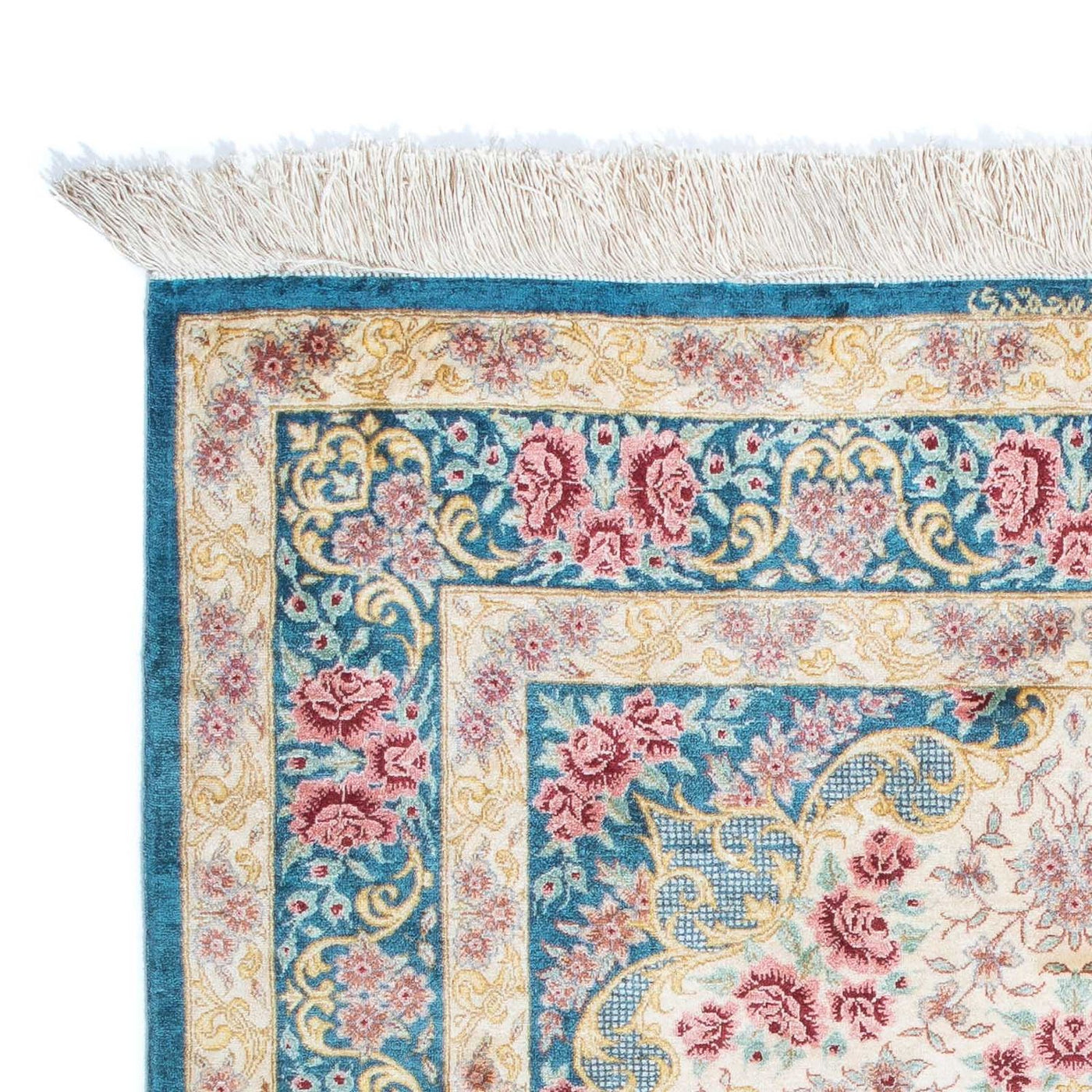 Qom Rug 123x77cm - Persian Rugs
