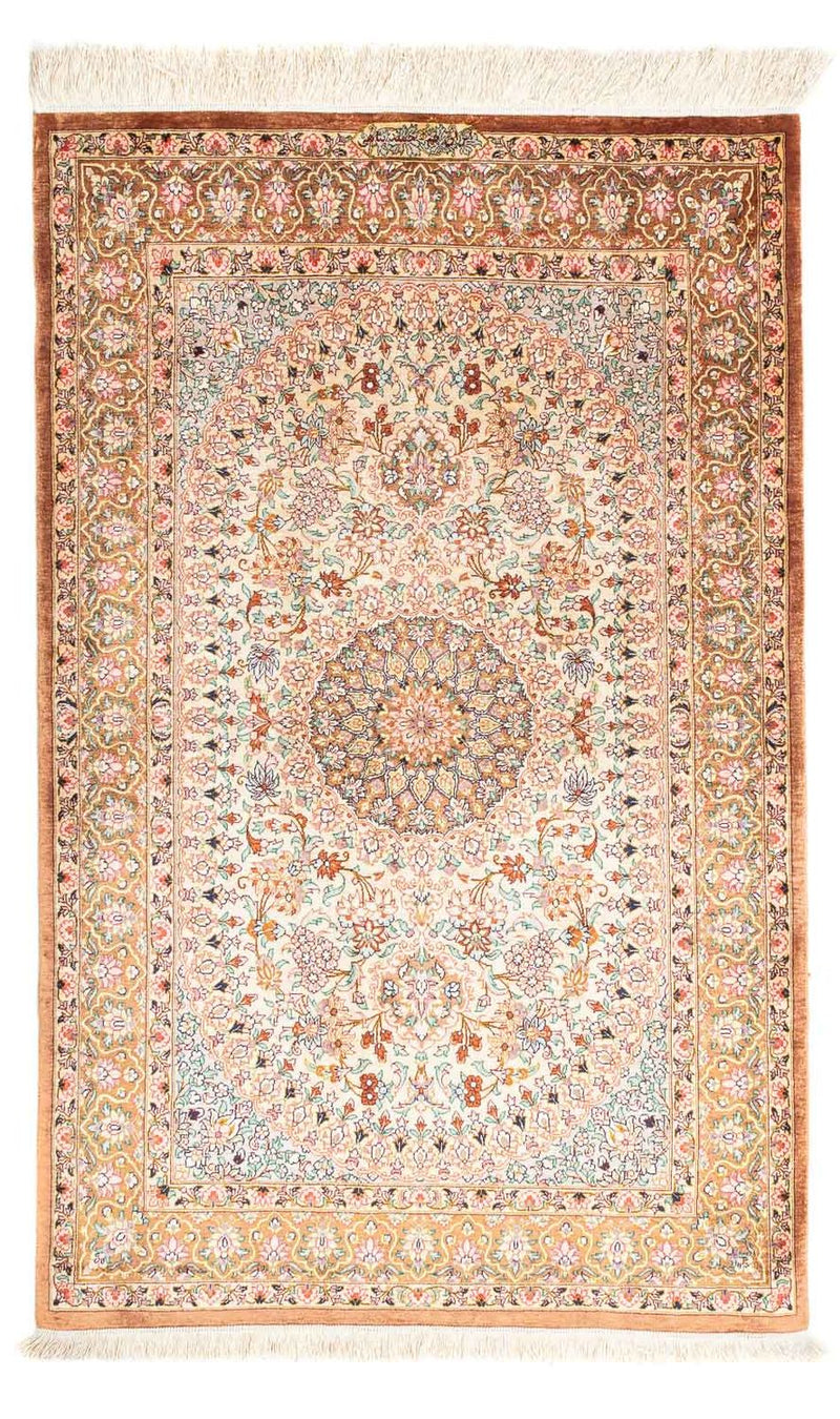 Perser Rug - Ghom - 123 x 76 cm - beige
