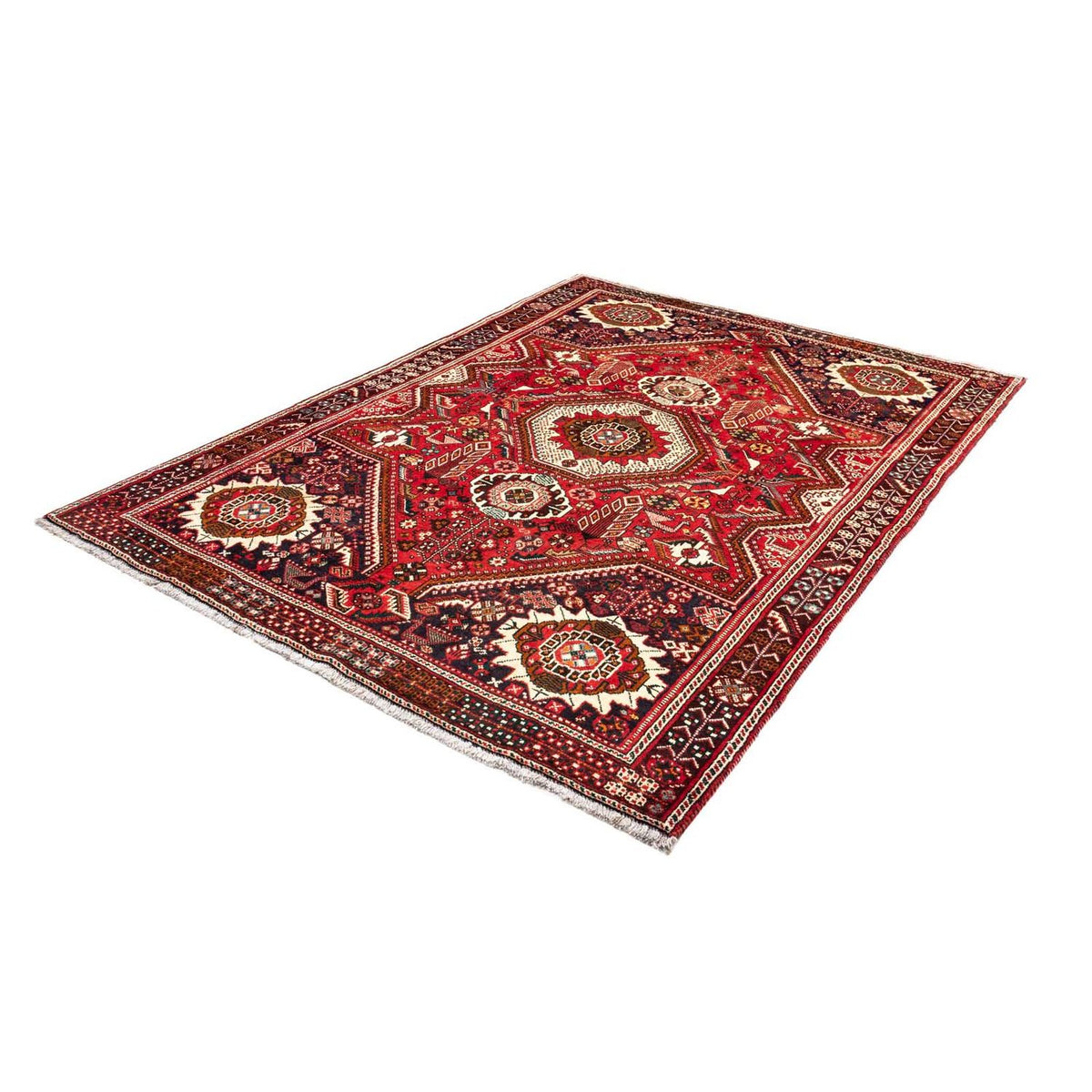Perser Rug - Nomadic - 218 x 164 cm - red