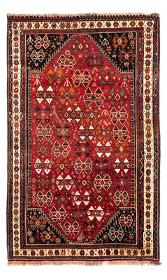 Perser Rug - Nomadic - 233 x 152 cm - dark red