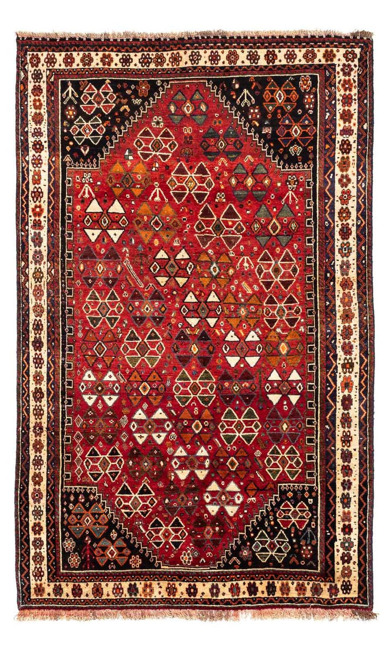 Perser Rug - Nomadic - 233 x 152 cm - dark red