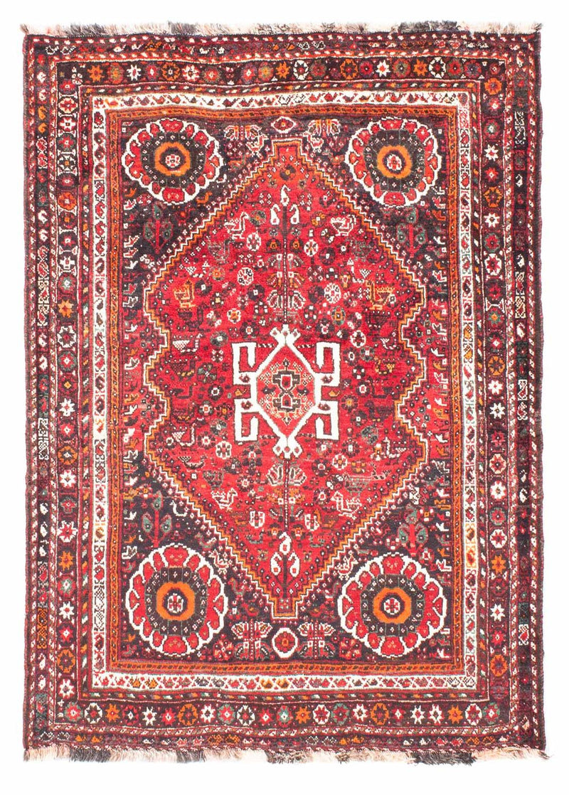 Qashqai Rug 111x149cm - Persian Rugs