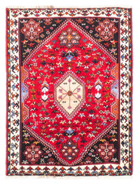Perser Rug - Nomadic - 155 x 118 cm - dark red