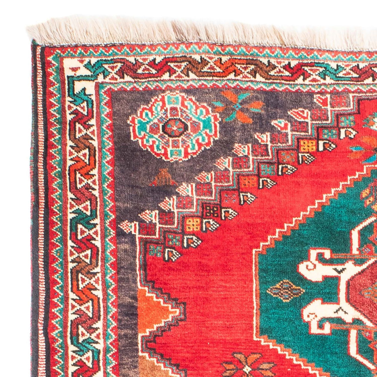 Perser Rug - Nomadic - 160 x 110 cm - dark red