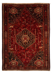 Perser Rug - Nomadic - 305 x 214 cm - dark red