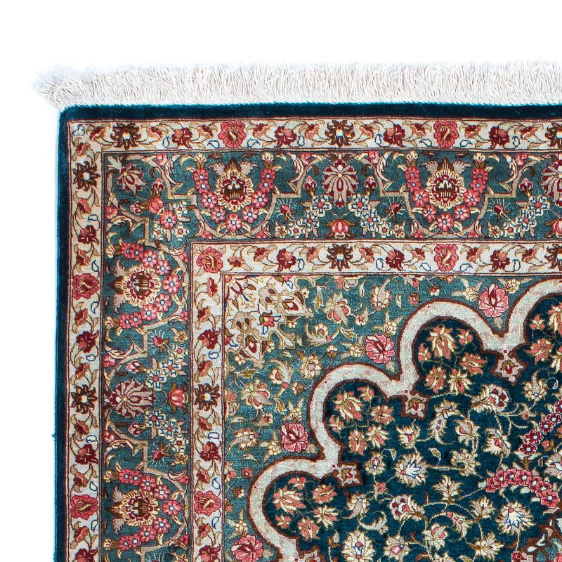 Perser Rug - Ghom - 150 x 101 cm - green