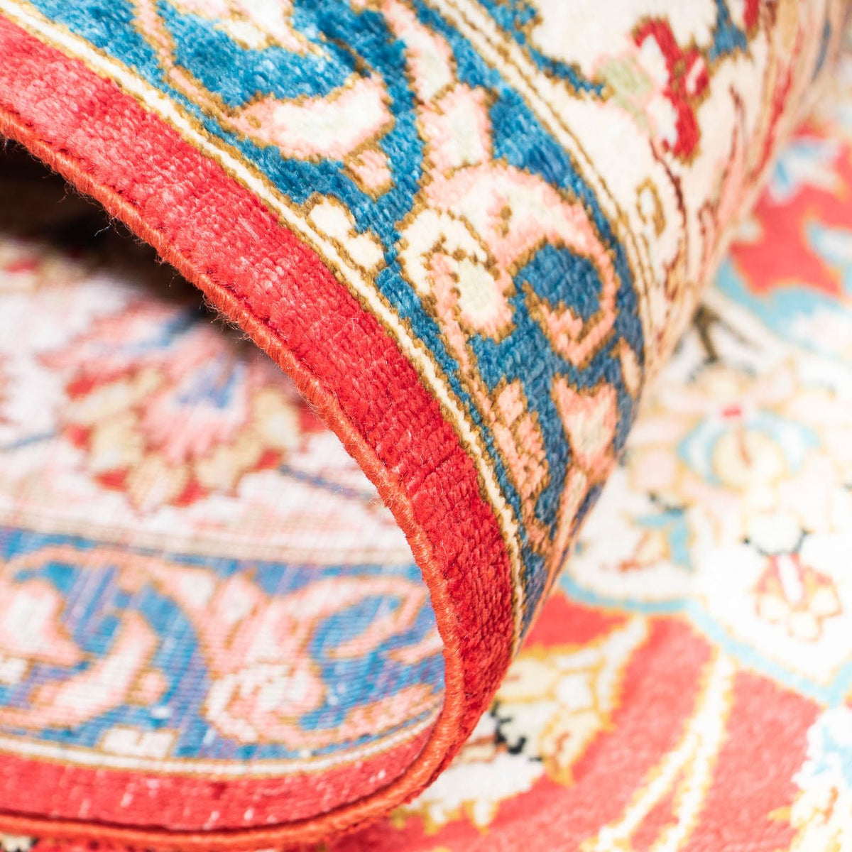 Perser Rug - Ghom - 156 x 98 cm - red