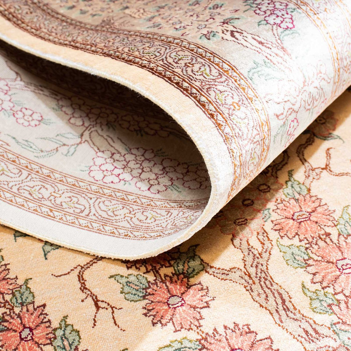 Perser Rug - Ghom - 157 x 102 cm - beige