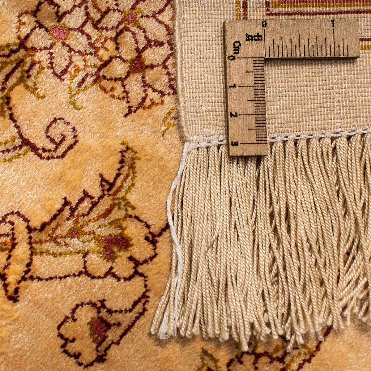 Silk Rug - Ghom Silk - Premium - 237 x 154 cm - brown