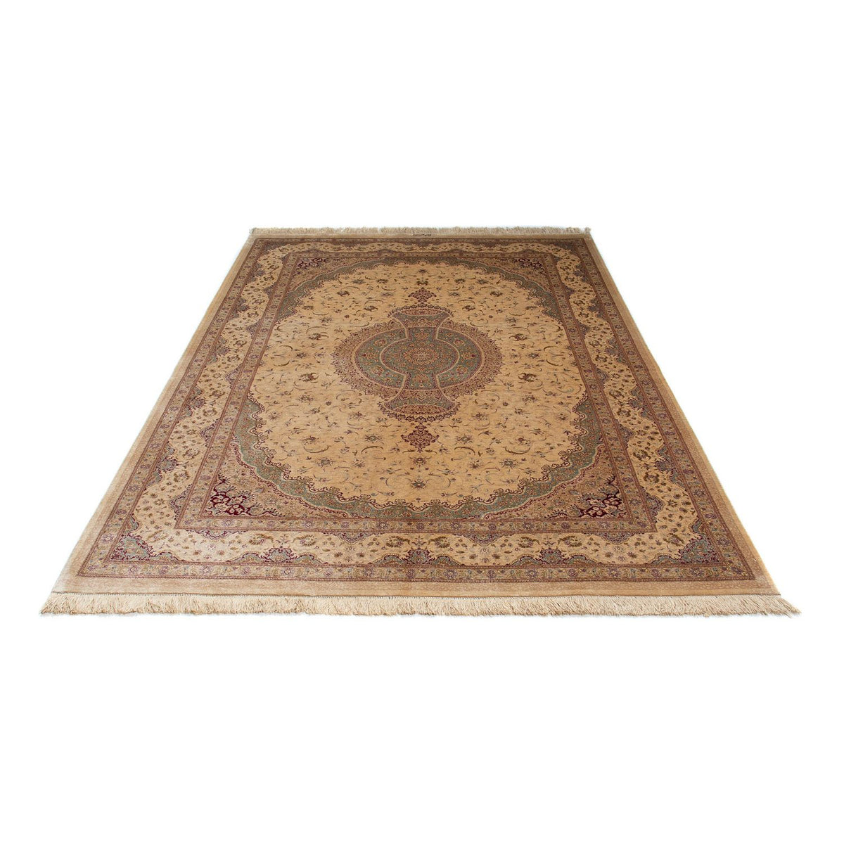 Perser Rug - Ghom - 233 x 158 cm - beige