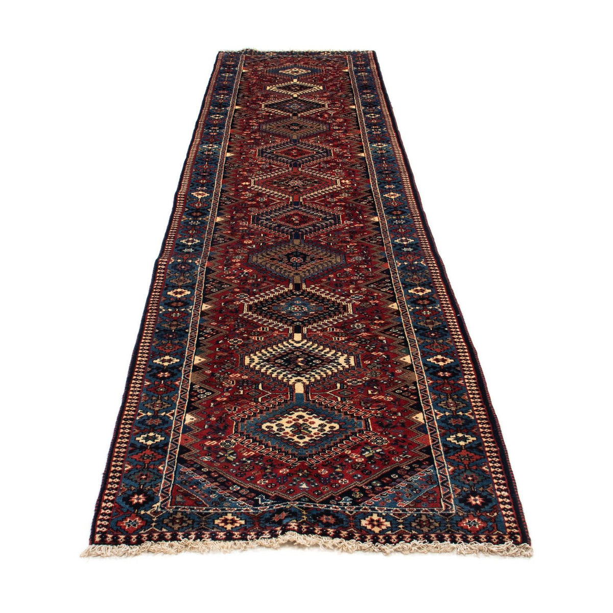 Runner Perser Rug - Nomadic - 368 x 80 cm - dark red