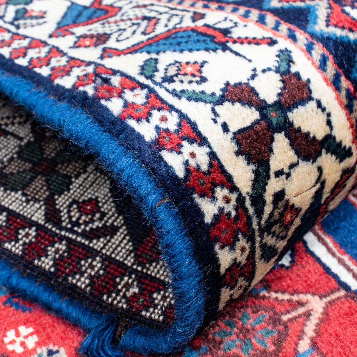 Runner Perser Rug - Nomadic - 380 x 78 cm - dark red