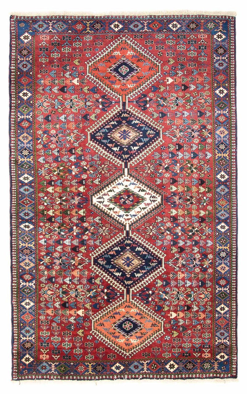 Perser Rug - Nomadic - 217 x 130 cm - dark red