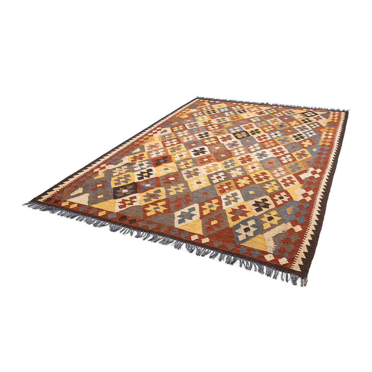 Kelim Rug - Splash - 290 x 203 cm - multicolored