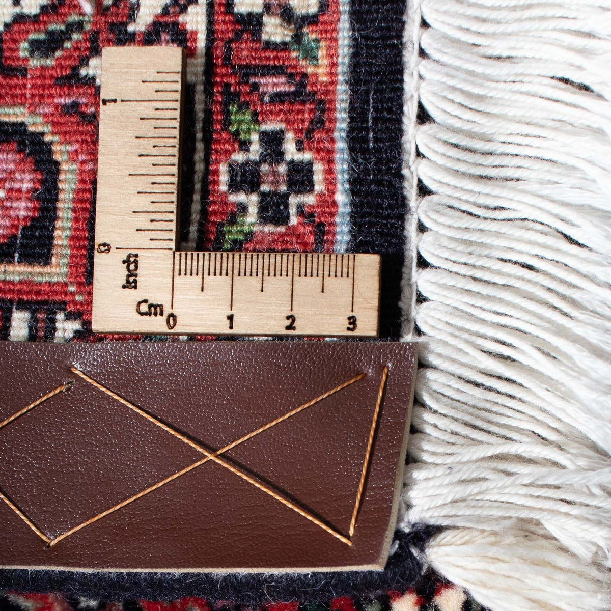 Runner Perser Rug - Bidjar - 300 x 83 cm - dark red