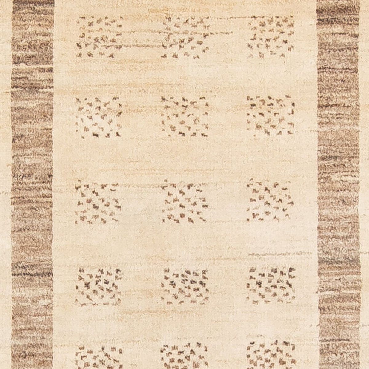 Runner Gabbeh Rug - Loribaft Perser - 295 x 79 cm - beige