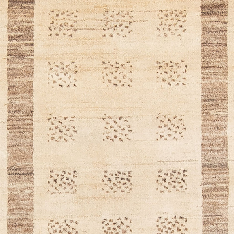 Runner Gabbeh Rug - Loribaft Perser - 295 x 79 cm - beige