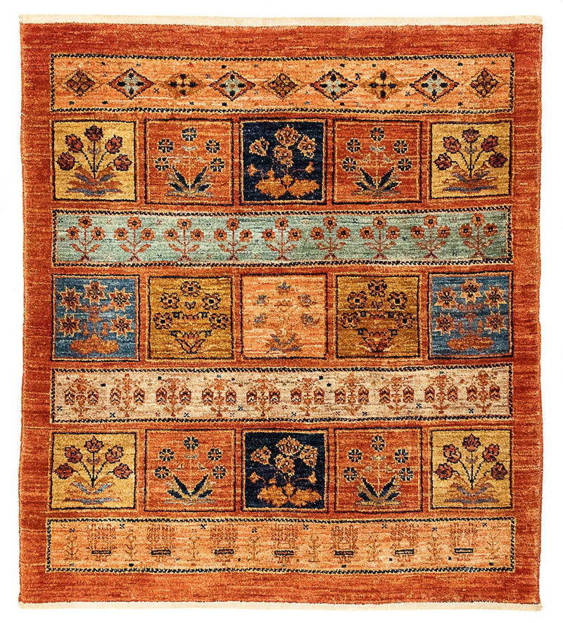 Pakistani Rug - 93 x 85 cm - rust