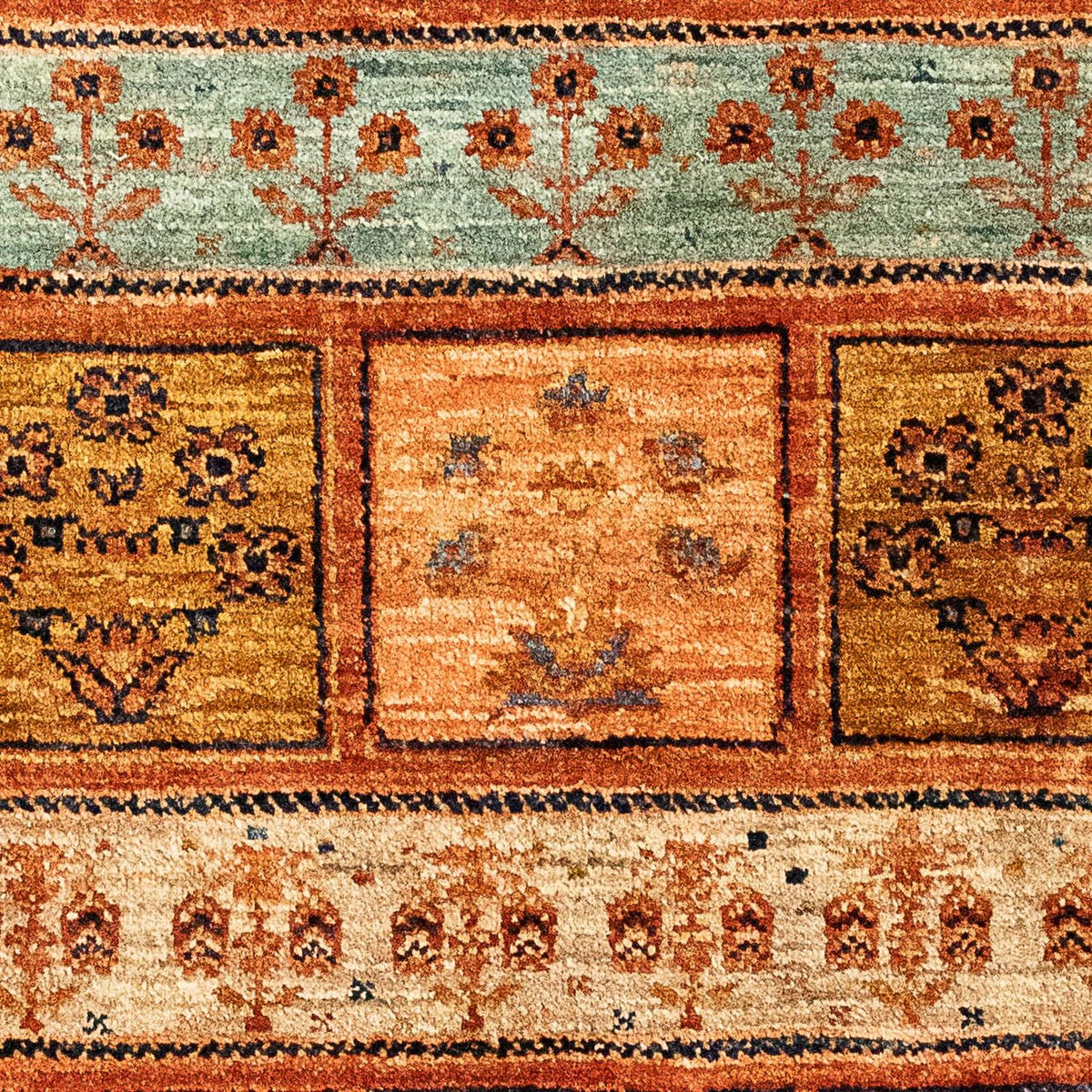 Pakistani Rug - 93 x 85 cm - rust