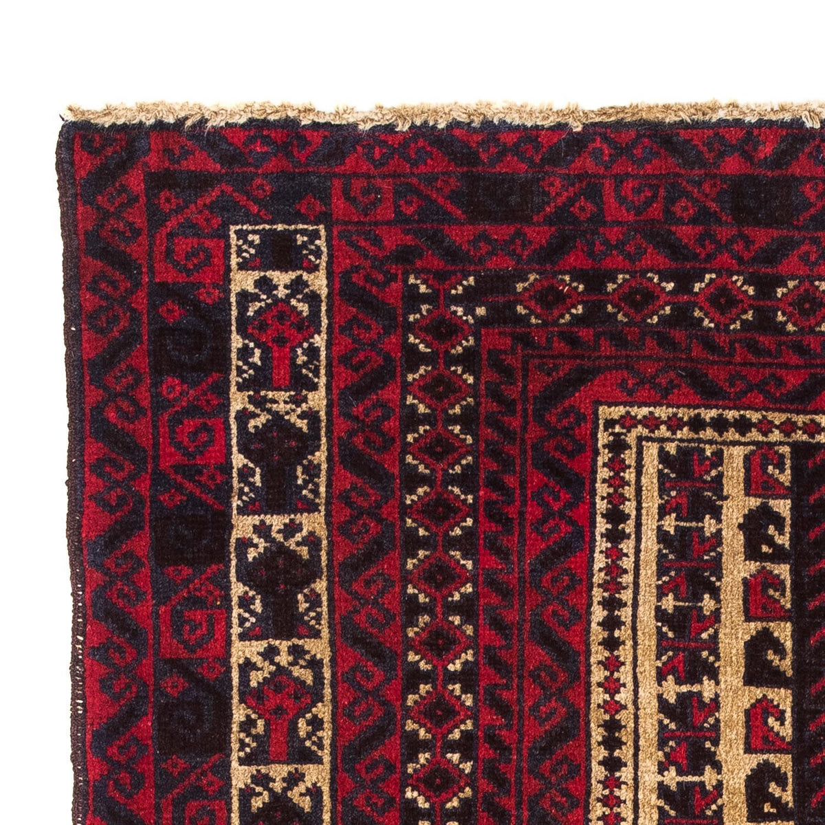 Belutsch Rug - 130 x 82 cm - dark red
