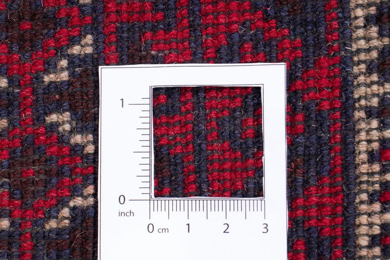 Belutsch Rug - 130 x 82 cm - dark red