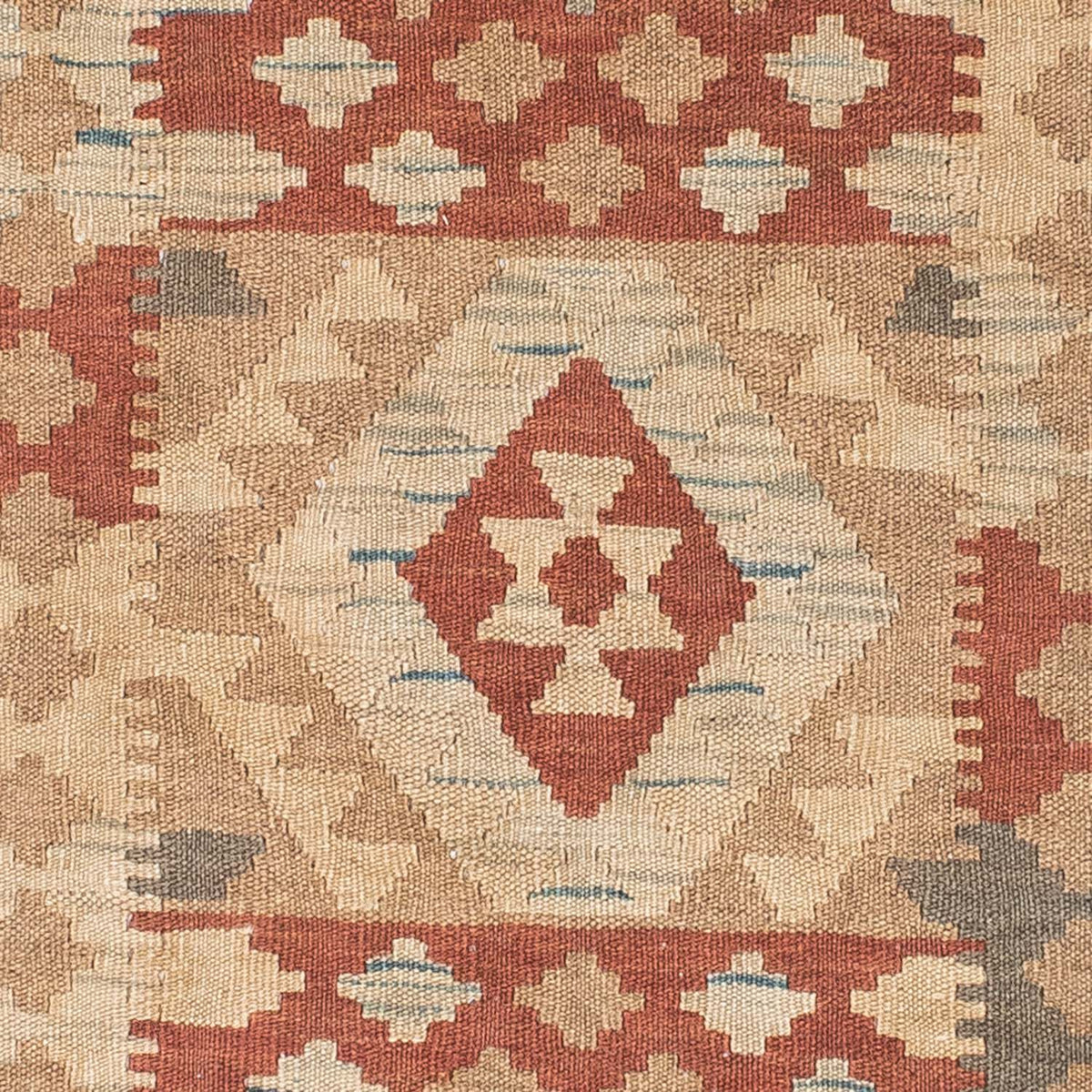Runner Kelim Rug - Oriental - 212 x 79 cm - light brown