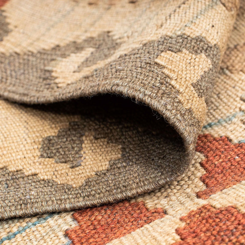 Runner Kelim Rug - Oriental - 212 x 79 cm - light brown