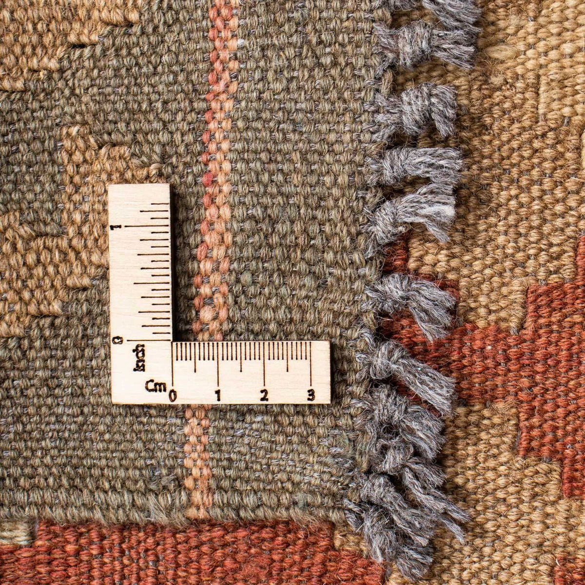 Runner Kelim Rug - Oriental - 212 x 79 cm - light brown