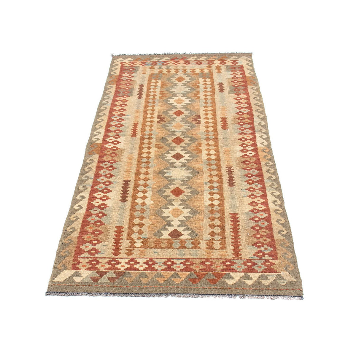 Runner Kelim Rug - Oriental - 200 x 78 cm - beige