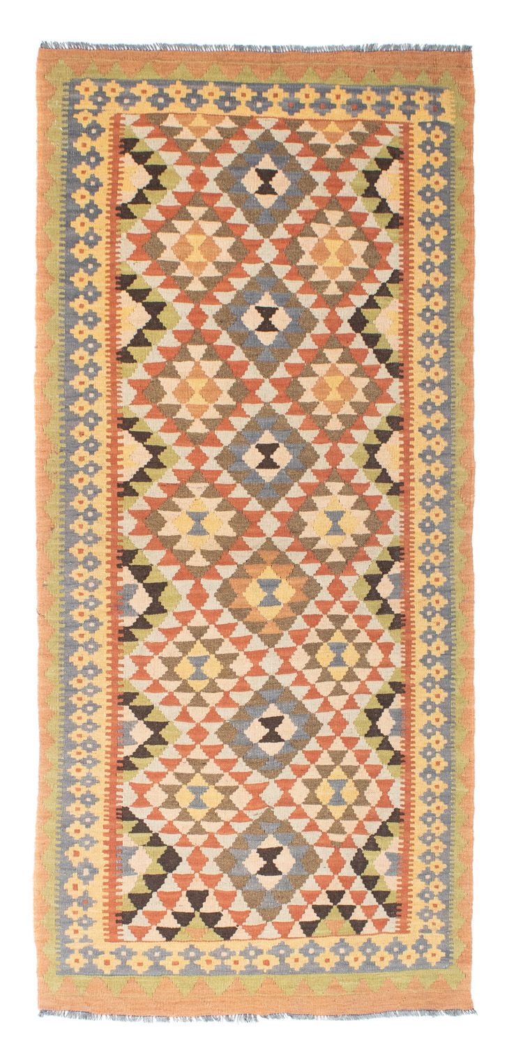Runner Kelim Rug - Oriental - 200 x 91 cm - light brown
