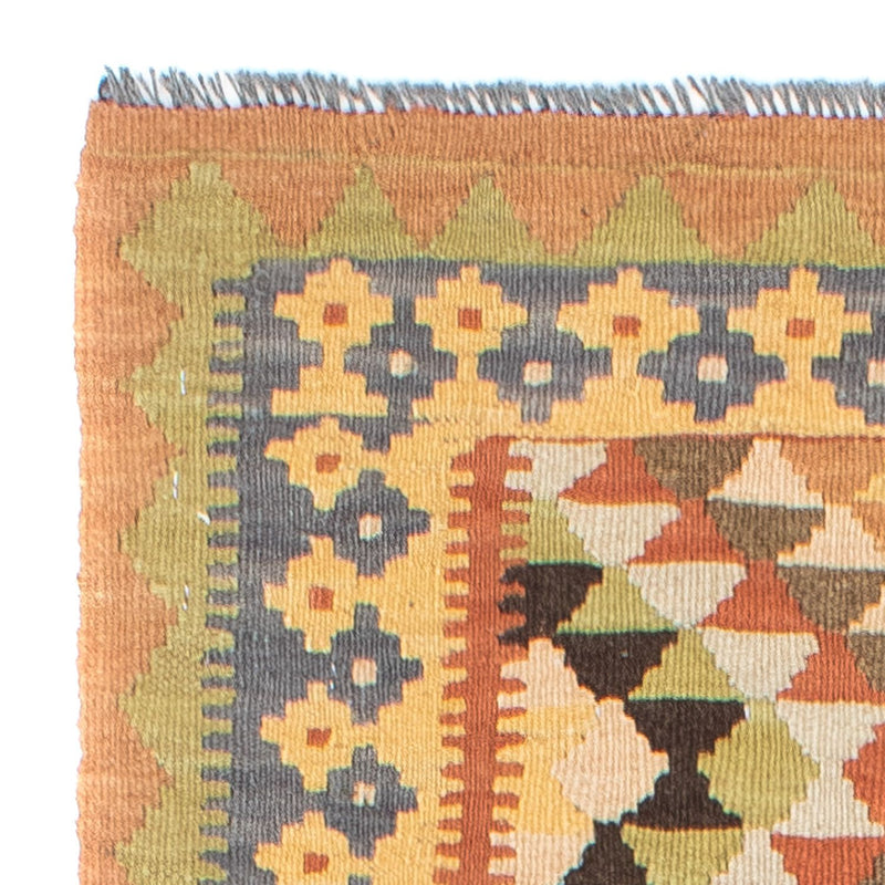 Runner Kelim Rug - Oriental - 200 x 91 cm - light brown