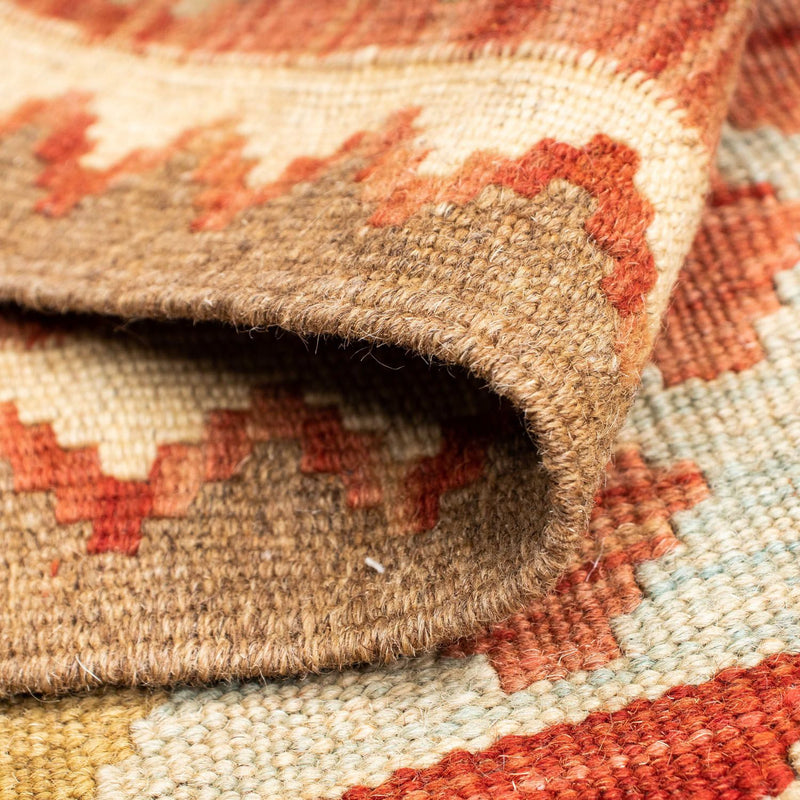 Runner Kelim Rug - Oriental - 193 x 84 cm - light red