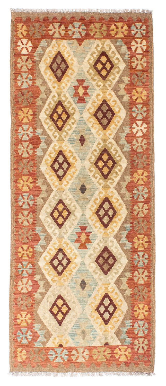 Runner Kelim Rug - Oriental - 201 x 78 cm - beige