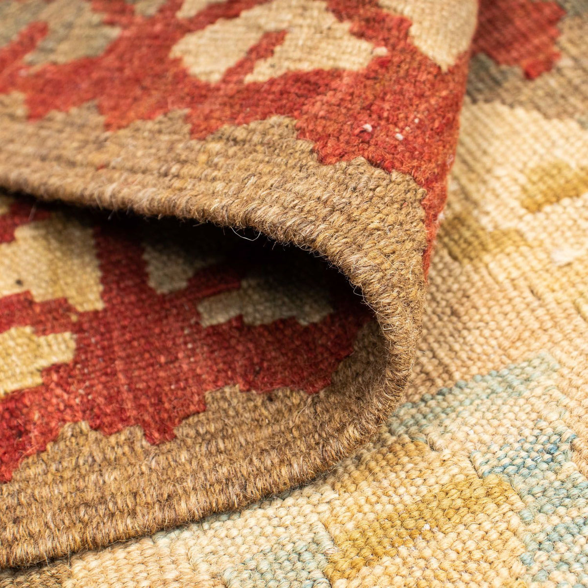 Runner Kelim Rug - Oriental - 199 x 79 cm - beige