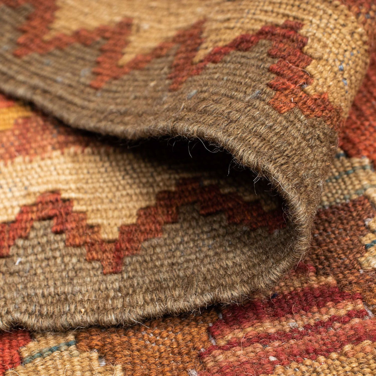 Runner Kelim Rug - Oriental - 192 x 78 cm - light brown