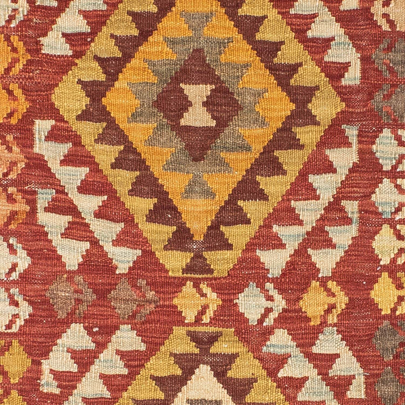 Runner Kelim Rug - Oriental - 189 x 78 cm - dark red
