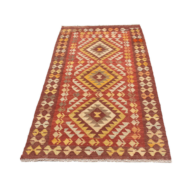 Runner Kelim Rug - Oriental - 189 x 78 cm - dark red