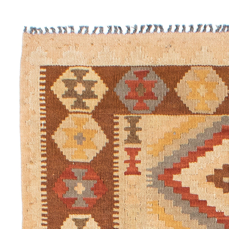 Runner Kelim Rug - Oriental - 200 x 79 cm - light brown